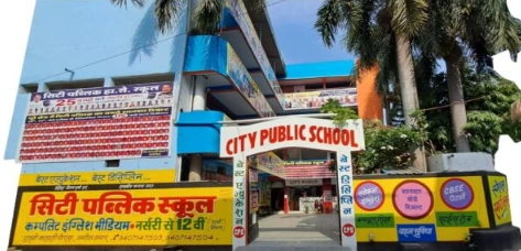 The Building of City Public School Indore